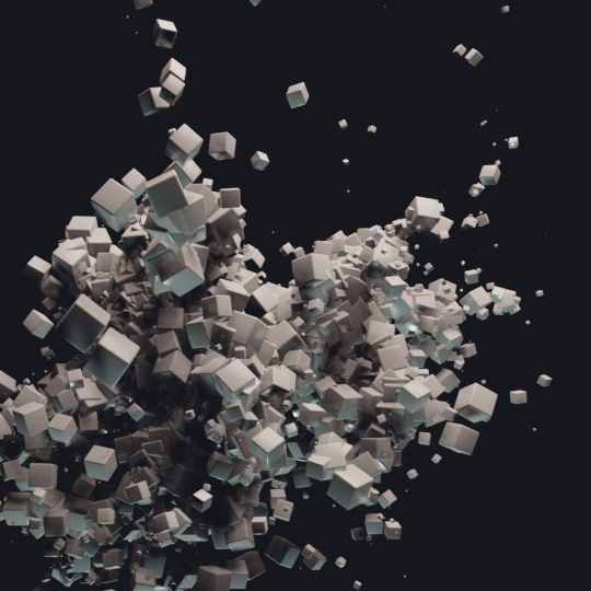 Exploding Cubes